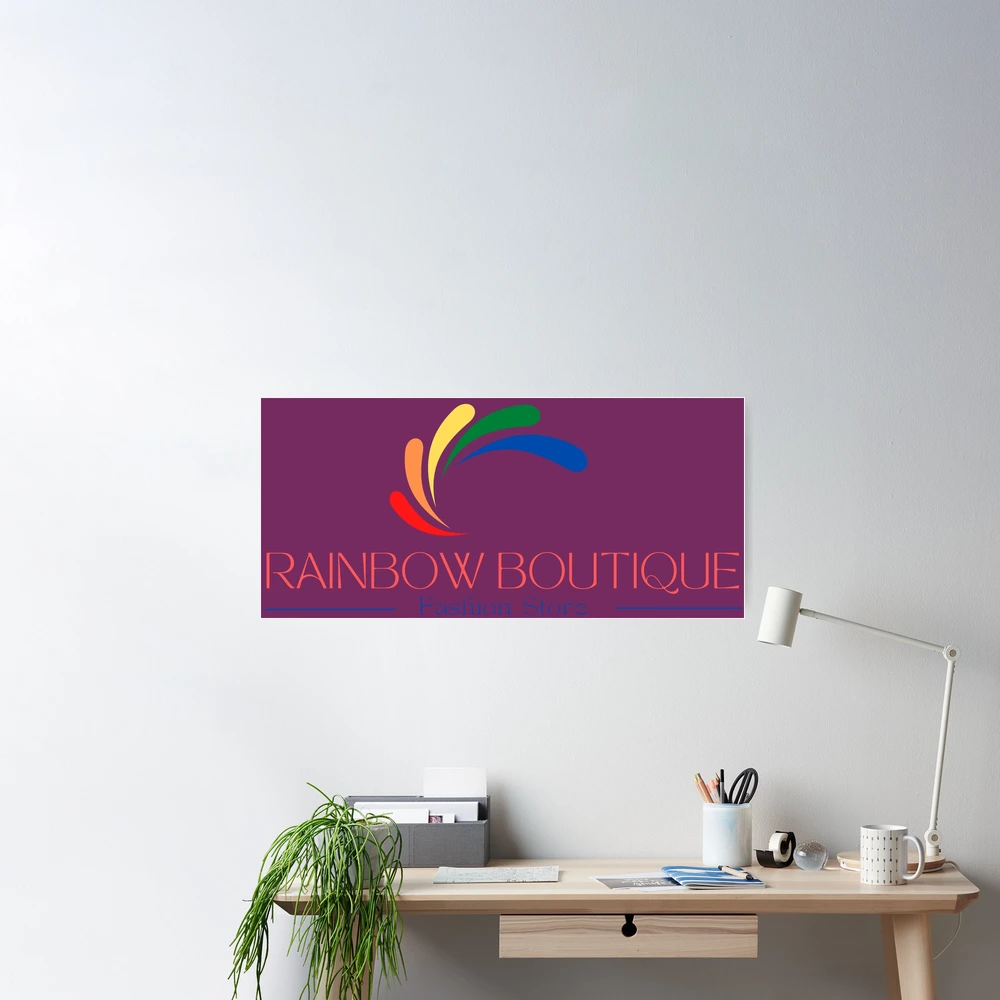 R colorful logo letter design creative rainbow Vector Image
