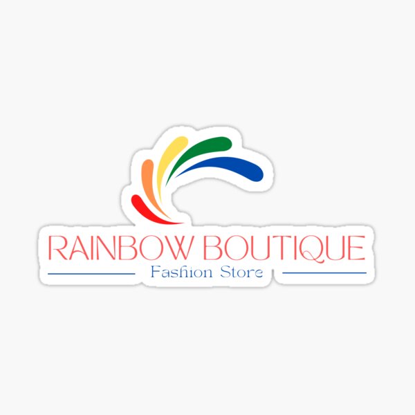 Item preview, Rainbow Boutique Fashion Store Logo designed and sold by DisneyLegend724.