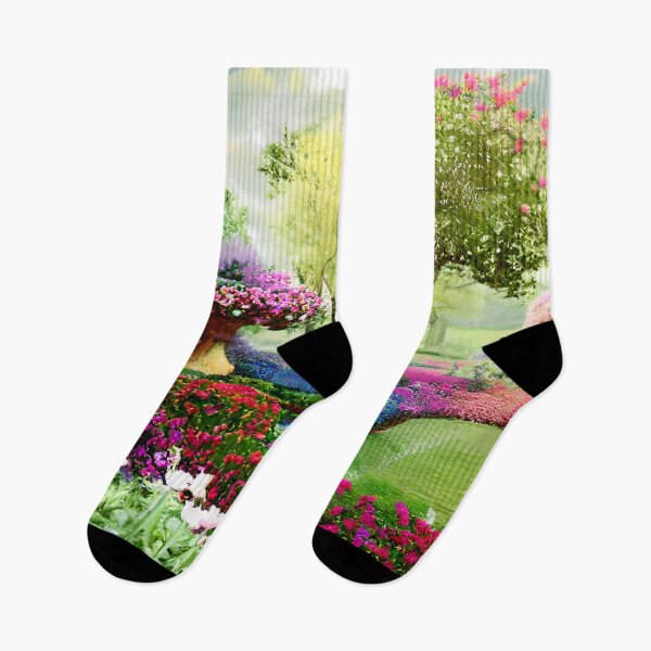 Item preview, Floral Garden painting designed and sold by FGCART.