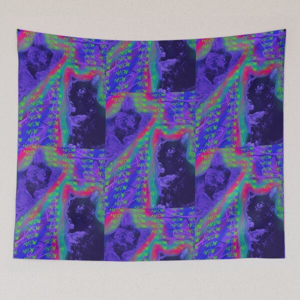 Item preview, Halftone Cat V16 (Meow Background) designed and sold by IgorAndMore.