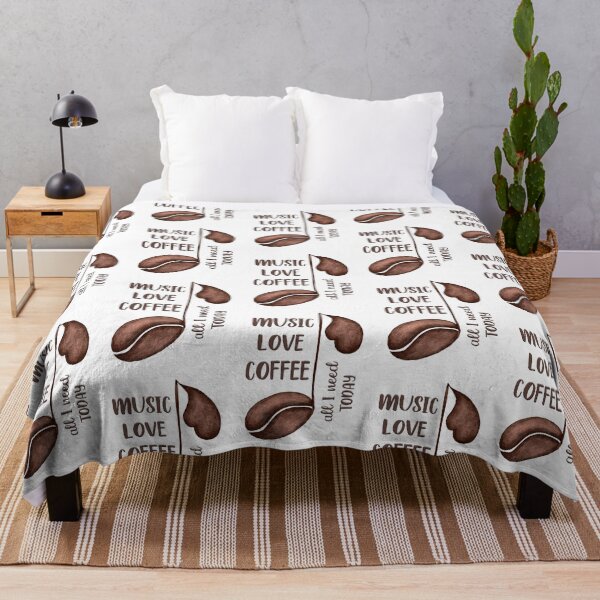 Item preview, Love, music, coffee all I need today, Coffee and music, love and coffee, watercolor coffee bean, Coffe time designed and sold by Sunflower-7.
