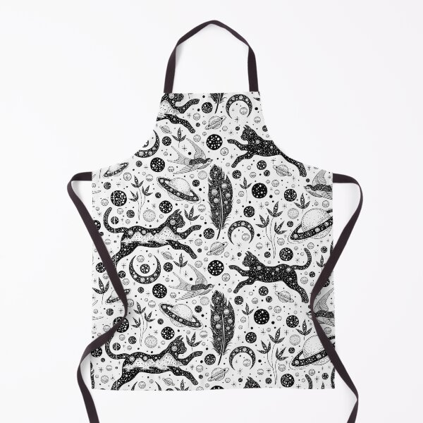 Item preview, Cat Moon Space Feather Print designed and sold by AcroArt.