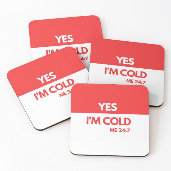 Item preview, Red Winter - Yes I'm Cold Me 24:7 designed and sold by SimplyMe-Plus.