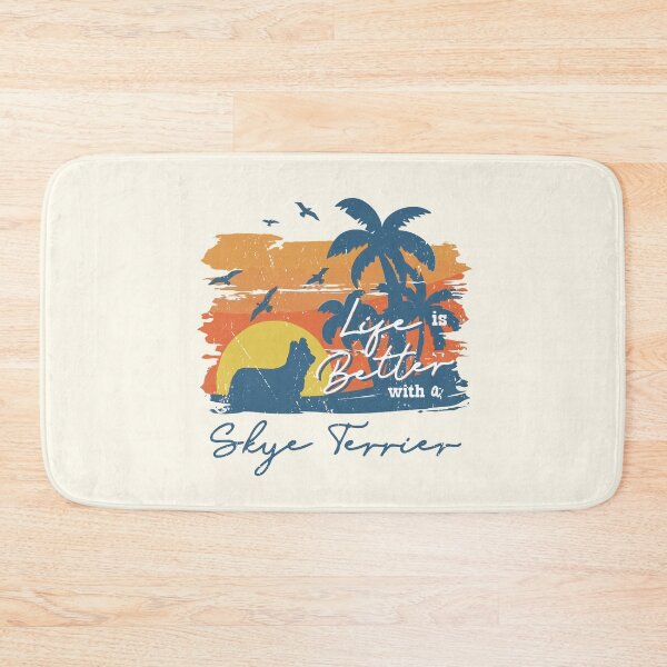 Item preview, Life is Better With Skye Terrier Beach Sunset Retro Vintage designed and sold by rafaeltto.