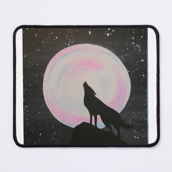 Item preview, Wolf howling at the moon designed and sold by Sarah Ferree.