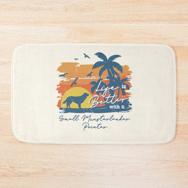 Item preview, Life is Better With Small Munsterlander Pointer Beach Sunset Retro Vintage designed and sold by rafaeltto.