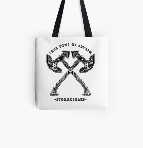 Elder Scrolls Tattoo Tote Bags Redbubble