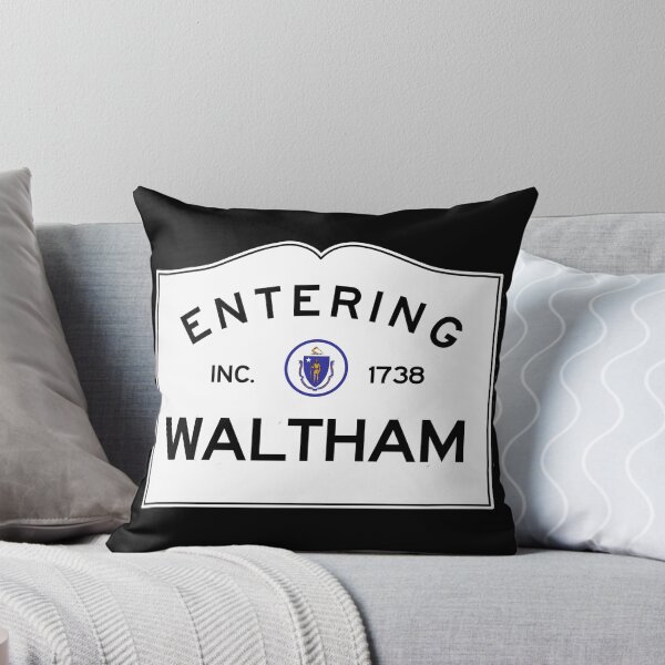 Item preview, Entering Waltham Massachusetts - Commonwealth of Massachusetts Road Sign  designed and sold by NewNomads.