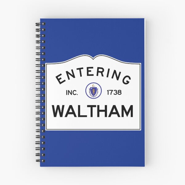 Item preview, Entering Waltham Massachusetts - Commonwealth of Massachusetts Road Sign  designed and sold by NewNomads.