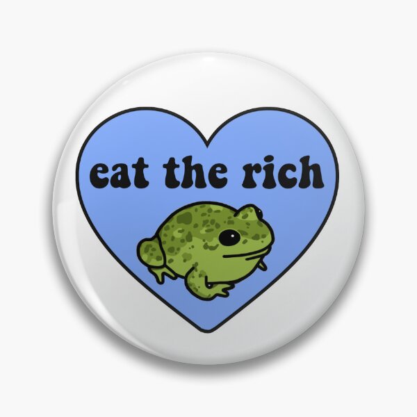 Item preview, Eat The Rich Frog 2 designed and sold by melouker.