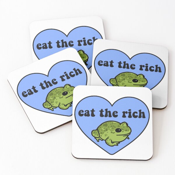 Item preview, Eat The Rich Frog 2 designed and sold by melouker.