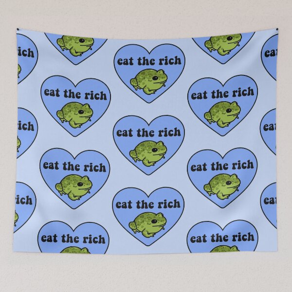 Item preview, Eat The Rich Frog 2 designed and sold by melouker.