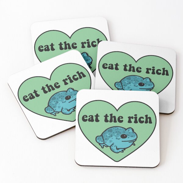 Item preview, Eat The Rich Frog 3 designed and sold by melouker.