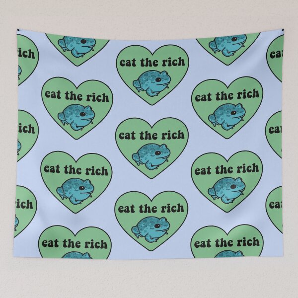 Item preview, Eat The Rich Frog 3 designed and sold by melouker.