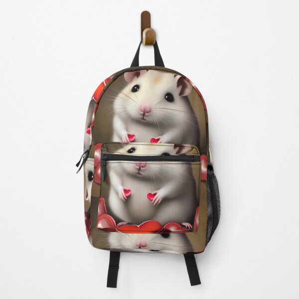 Item preview, Hamster Gathering His Valentines Gifts designed and sold by ZenEverAI.