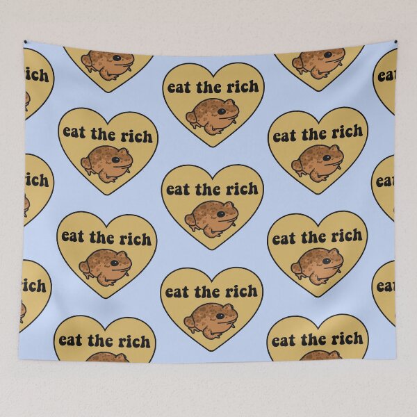 Item preview, Eat The Rich Frog 4 designed and sold by melouker.