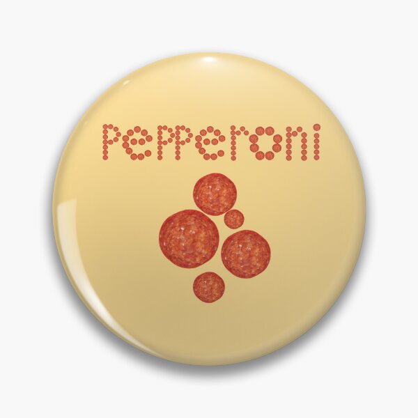 Item preview, "I love pepperoni" with yummy juicy delicious pepperoni text designed and sold by Nuttha49POD.
