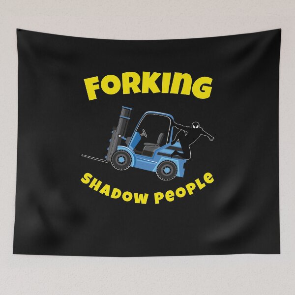 Item preview, Forklift Ninja NF, Forking Shadow People BY designed and sold by TeamsterLife.