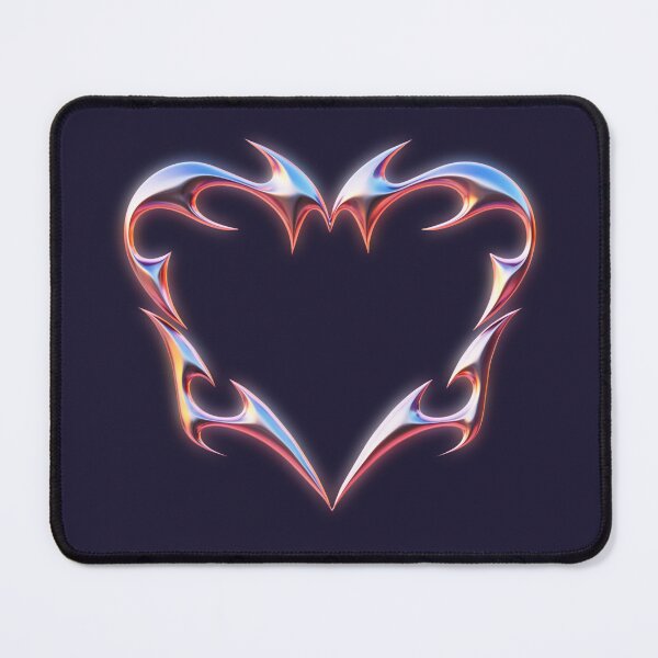 Item preview, liquid chrome heart designed and sold by 442b.