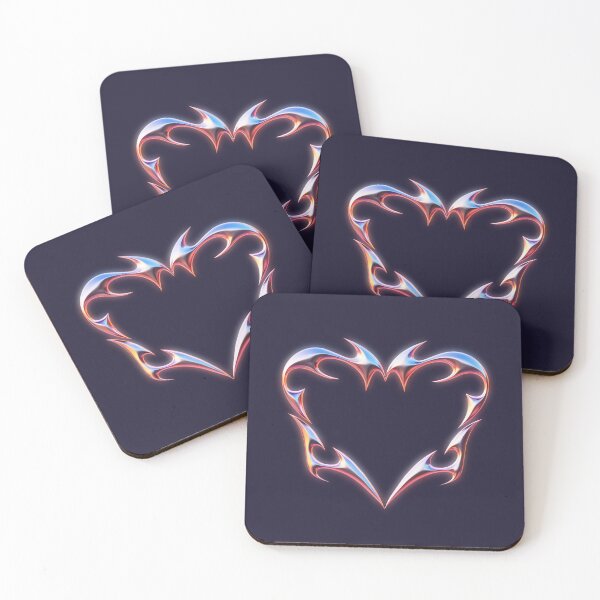 Item preview, liquid chrome heart designed and sold by 442b.