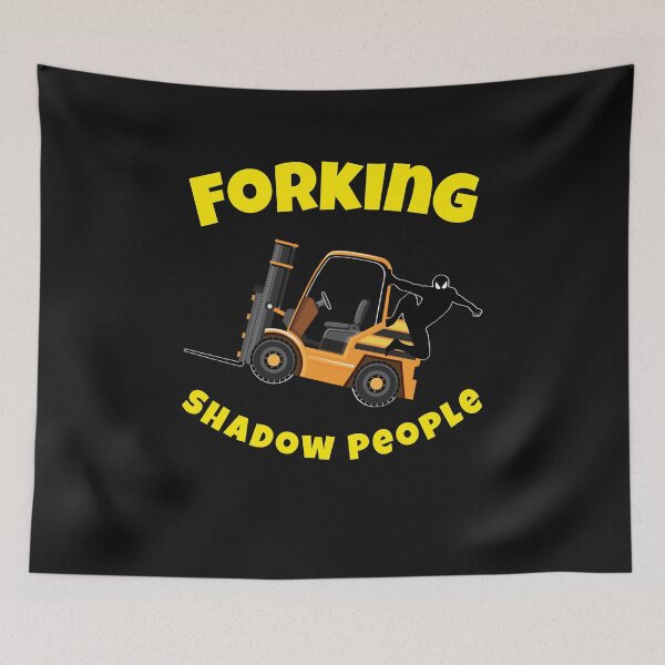 Item preview, Forklift Ninja NF, Forking Shadow People GY designed and sold by TeamsterLife.