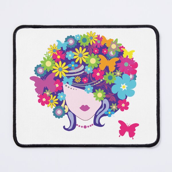 Item preview, Retro Flowers in her hair designed and sold by jadango.