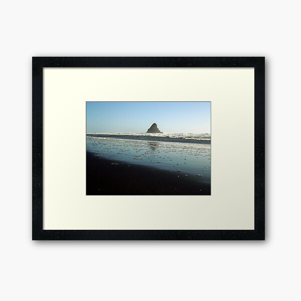 Karekare Blue Framed Art Print