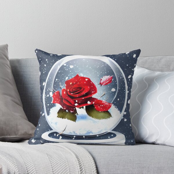 Item preview, Snowy Roses designed and sold by Poetic Patterns Studio.