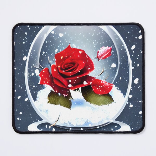 Item preview, Snowy Roses designed and sold by Poetic Patterns Studio.