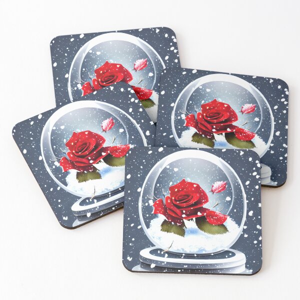 Item preview, Snowy Roses designed and sold by Poetic Patterns Studio.