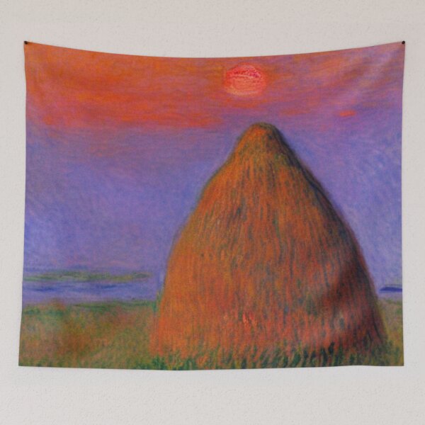 Item preview, Haystack at sunset, inspired by Monet designed and sold by Savage-ts.
