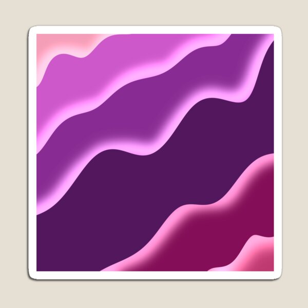 Item preview, Neon Purple Waves designed and sold by luckymooninc.
