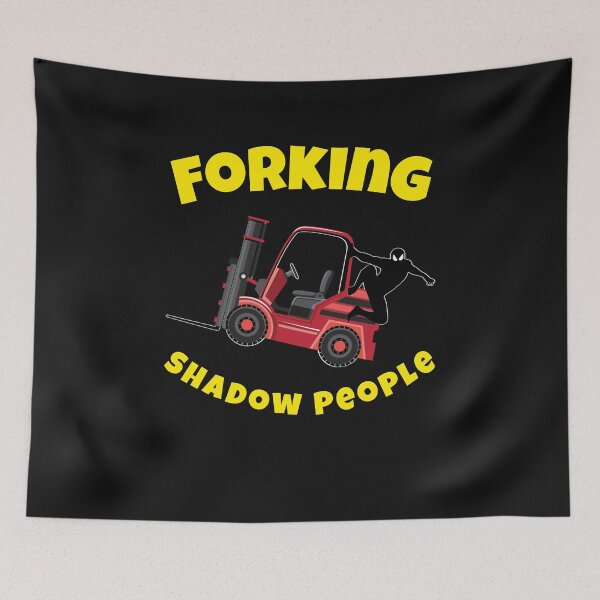 Item preview, Forklift Ninja NF, Forking Shadow People RY designed and sold by TeamsterLife.