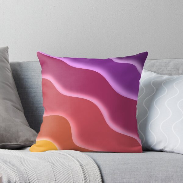 Item preview, Rainbow Neon Waves Pattern designed and sold by luckymooninc.