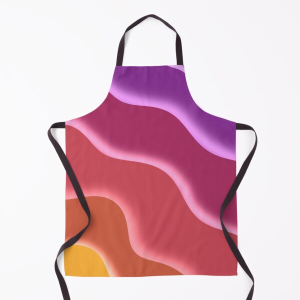 Item preview, Rainbow Neon Waves Pattern designed and sold by luckymooninc.
