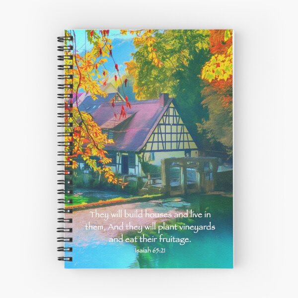 Item preview, Isaiah 65:21 designed and sold by Paper Bee Gift Shop.