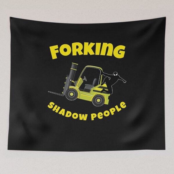 Item preview, Forklift Ninja NF, Forking Shadow People YY designed and sold by TeamsterLife.