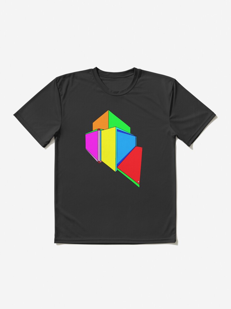 Thumbnail 2 of 7, Active T-Shirt, The Folding House Abstract (Germany) designed and sold by bpatrickvoice.