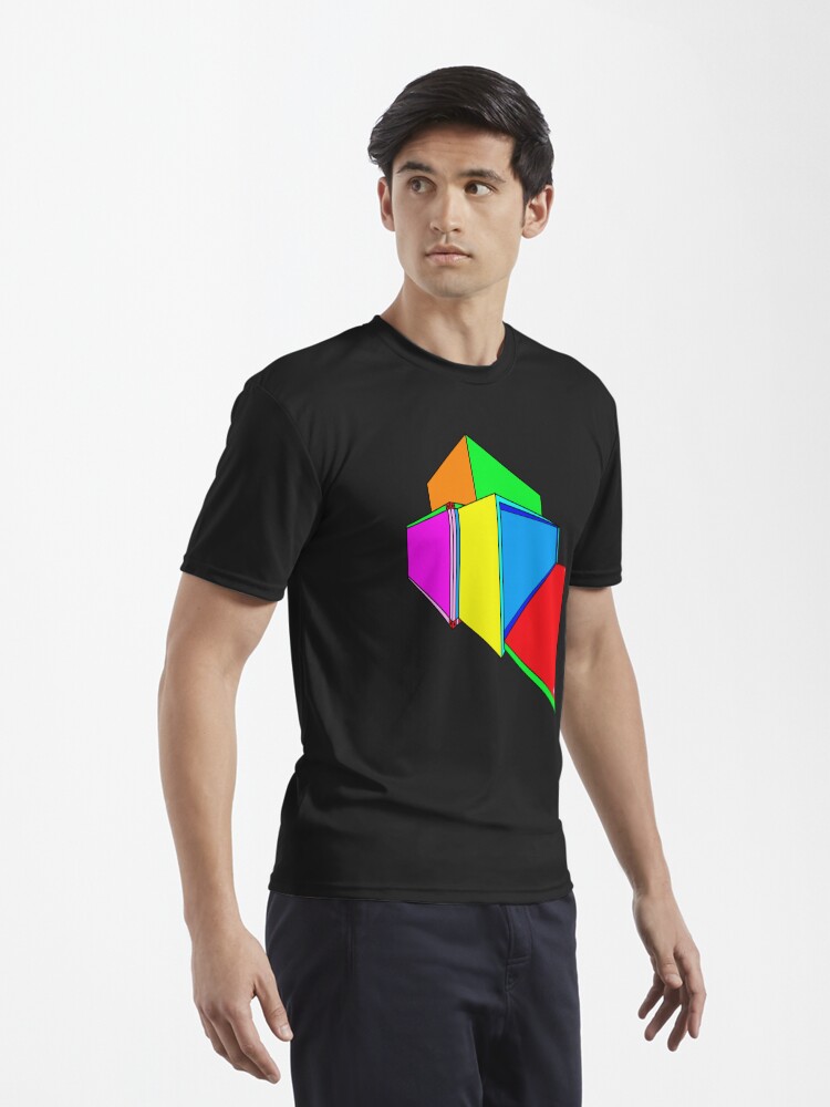 Thumbnail 3 of 7, Active T-Shirt, The Folding House Abstract (Germany) designed and sold by bpatrickvoice.