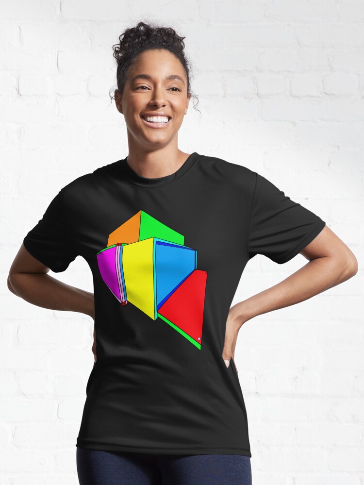 Thumbnail 6 of 7, Active T-Shirt, The Folding House Abstract (Germany) designed and sold by bpatrickvoice.