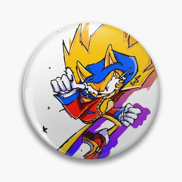 Classic Super Sonic - Sonic the Hedgehog Pins