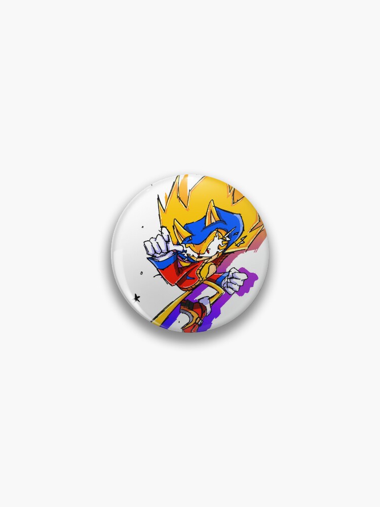 Classic Super Sonic - Sonic the Hedgehog Pins