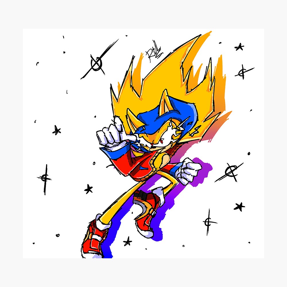 Pixilart - super sonic by Dark-one