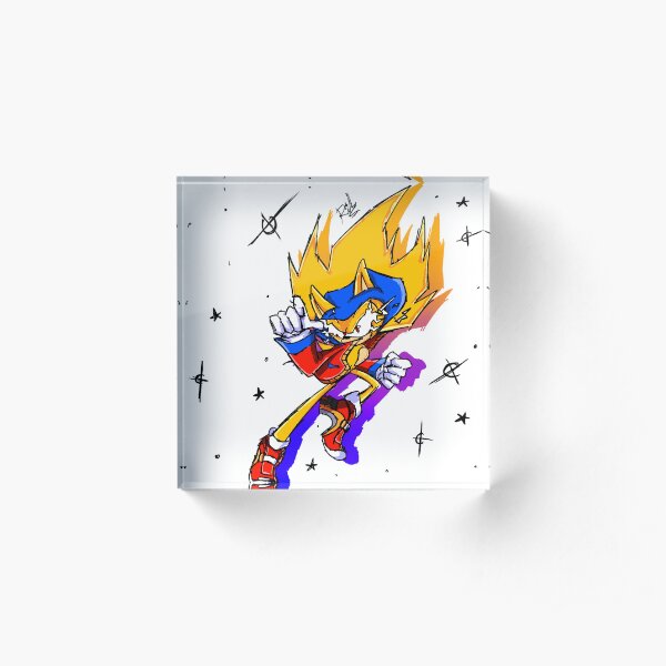 Super Sonic Drip Art Print for Sale by Blilff