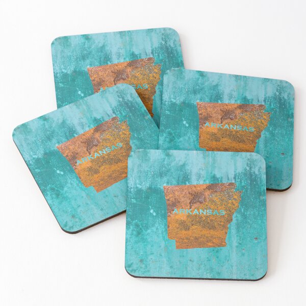Item preview, Arkansas Rust on Teal designed and sold by Elisabeth Lucas.
