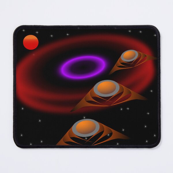 Item preview, Deep Space Ghostship Escort designed and sold by RGSMOOTHFINGER.