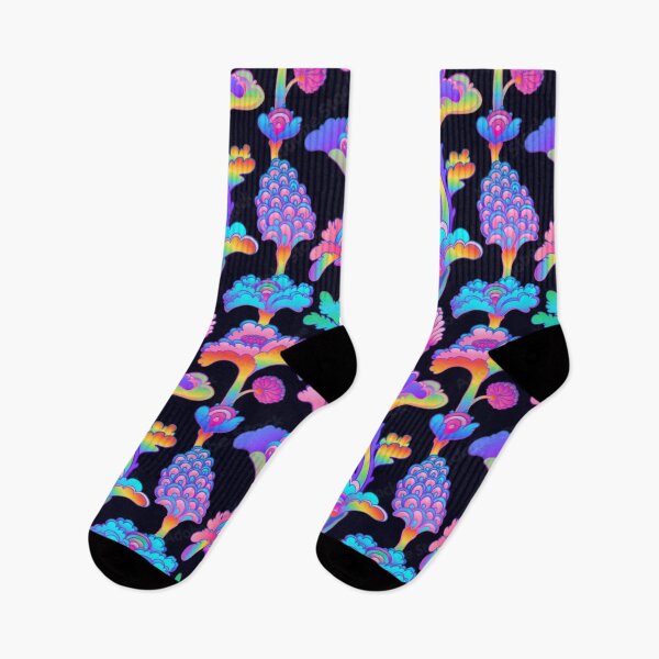 Item preview, Funky Lettuce Floral Blacklight Neon Design designed and sold by GypsyGarou.