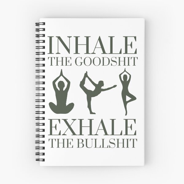 Item preview, Yoga Inhale The Good Shit Exhale The BullShit designed and sold by chetan786.
