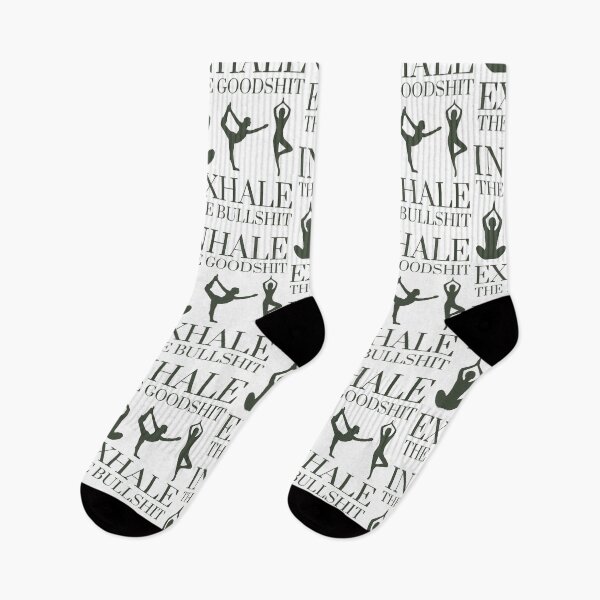 Item preview, Yoga Inhale The Good Shit Exhale The BullShit designed and sold by chetan786.