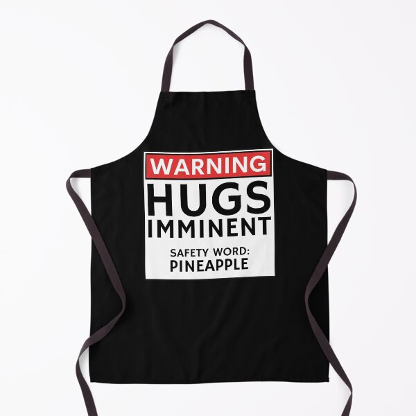 Item preview, Funny Warning Sign Hugs Imminent designed and sold by AloraDawnEve.